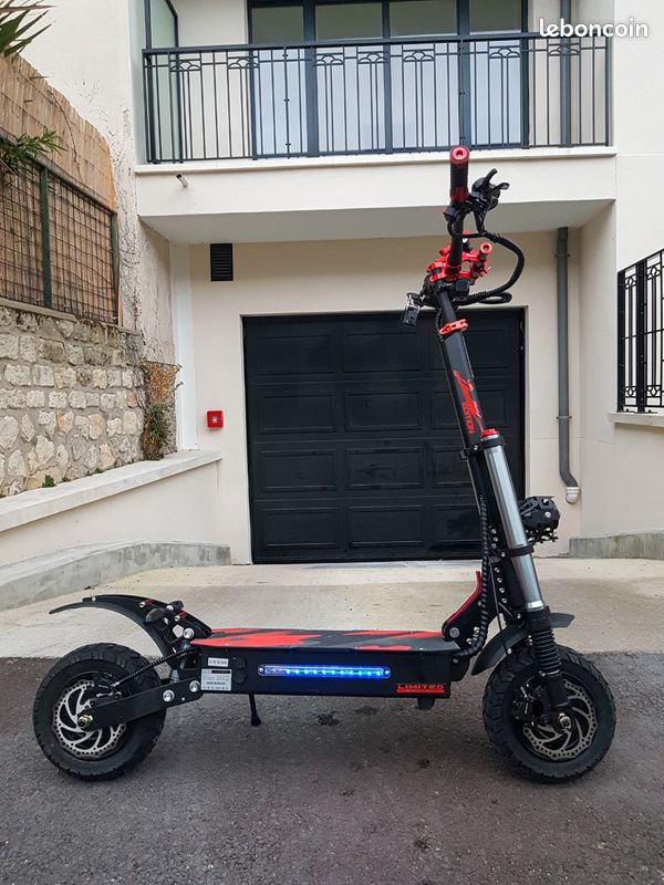 Trottinette électrique 6000W – 100km/h, 38Ah, Tout-terrain, Pliable, Adulte
