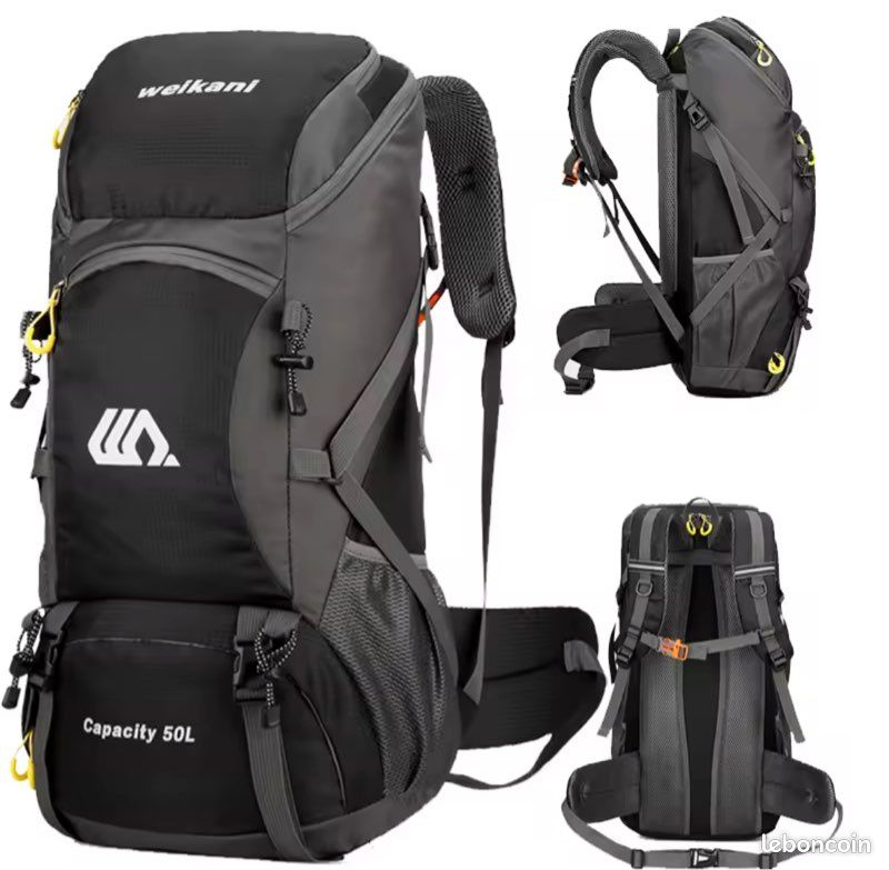 Sac de Camping en plein air 100L, sac à dos de voyage étanche pour hommes, Trekking randonnée Camping chasse, grand bagage, sac de sport de plein air acheter à prix bas