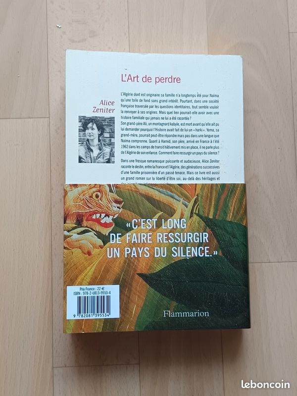 L'art de perdre, Alice Zeniter (image 2)