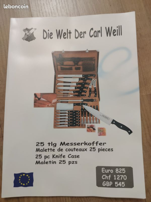 Malette de couteaux Carl WEILL (image 11)