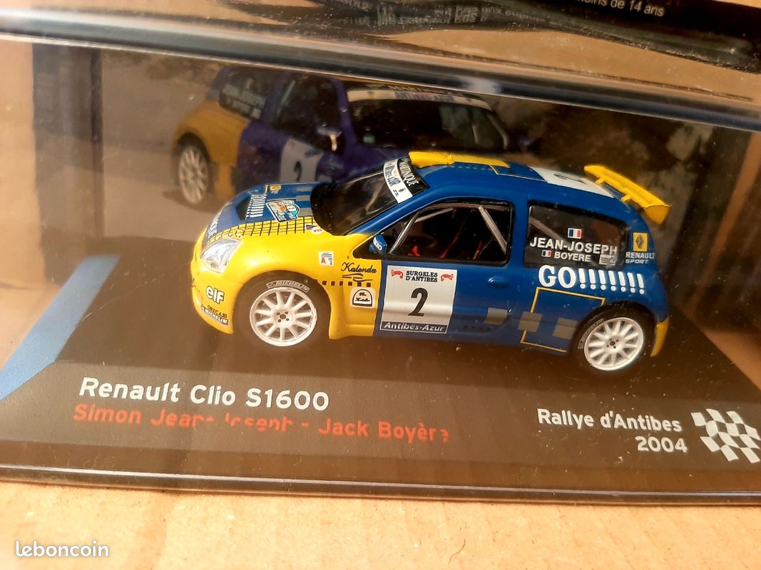 Rallye d'Antibes 2004, 1/43ème, Renault Clio S1600, Simon Jean Joseph (image 1)