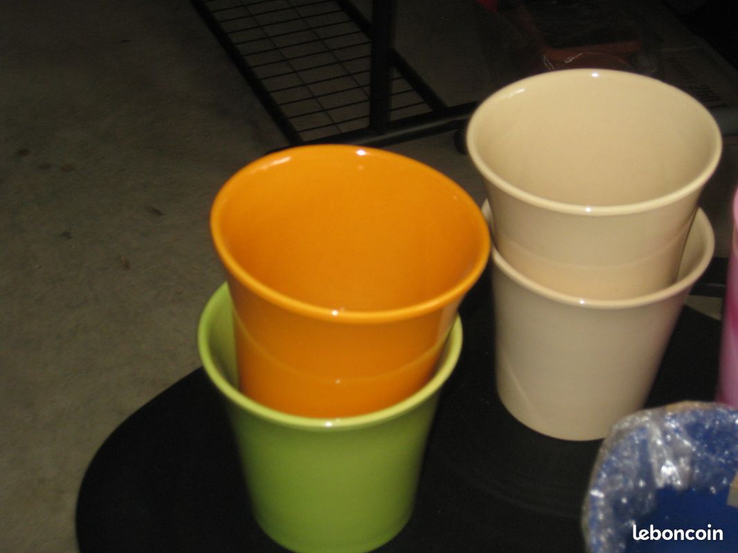 11 cache-pots céramique NEUFS (image 3)