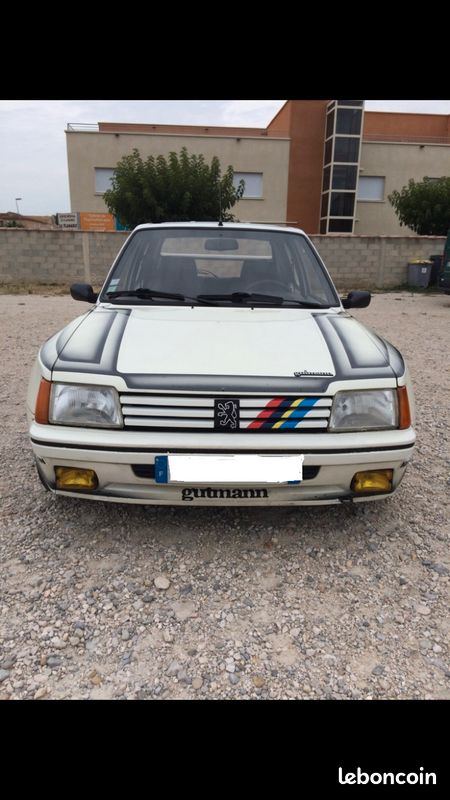 Urgent À débattre, Vend ou échange une 205 Gti Gutmann numérotée ( plus ...