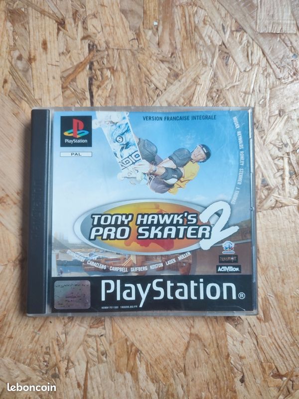 Jeu STREET SKATER 2 Sur PS1, Complet, Boîtier, En Français, PAL