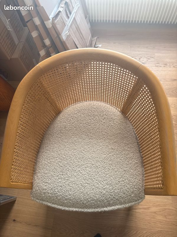 Fauteuils rotin pierre Frey (image 2)