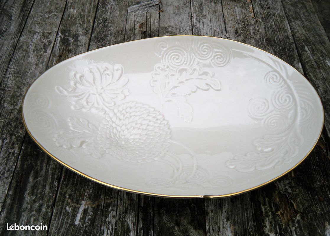♥ LENOX USA ♥ Belle Coupe Porcelaine Japonisante Orientaliste ♥ Vintage Américain ♥ (image 1)