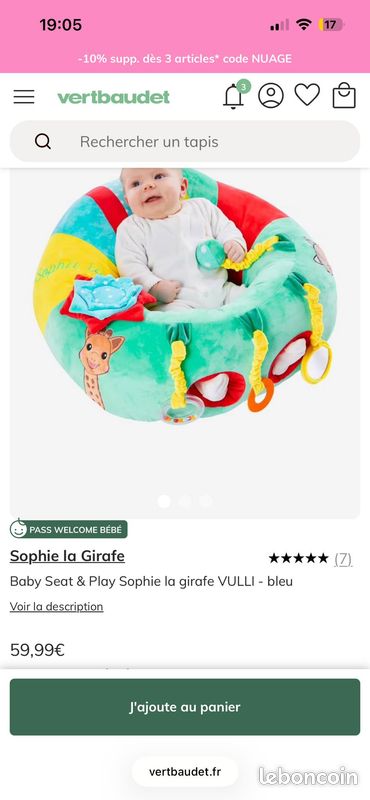 Siege d activite sophie la girafe (image 5)