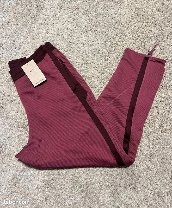 Pantalon jogging survêtement Nike ADV therma fit neuf bordeaux