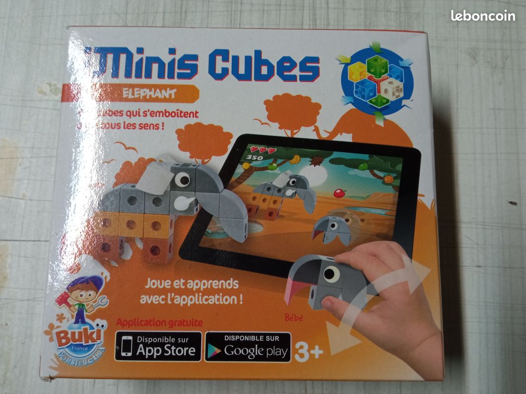 Buki - Jeu De Construction - Mini Cubes - Éléphant (image 1)