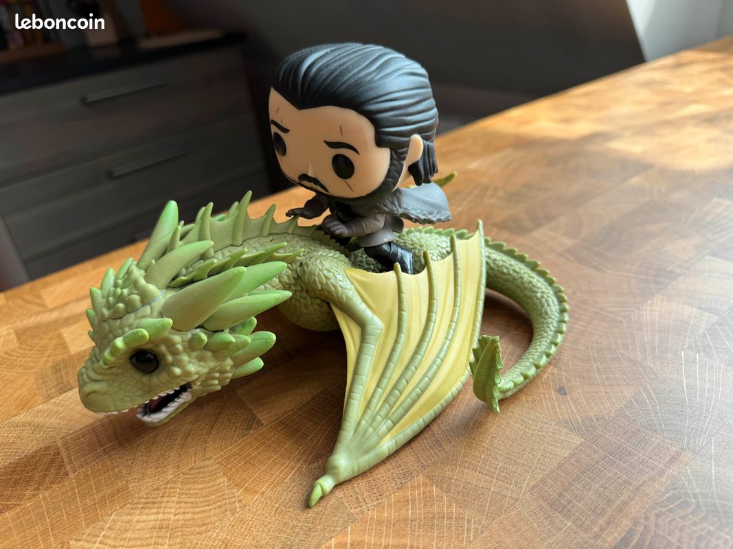 Funko pop Jon Snow Rhaegal [Ouverte, sans emballage] Deux