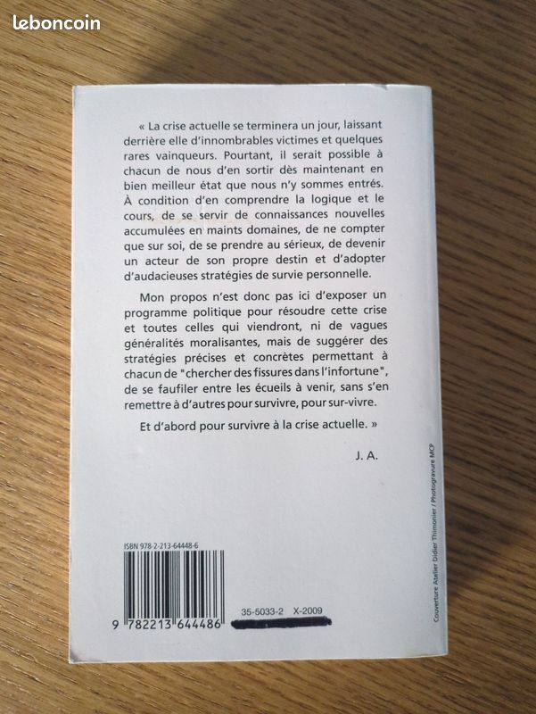 Survivre aux crises de Jacques Attali (image 2)