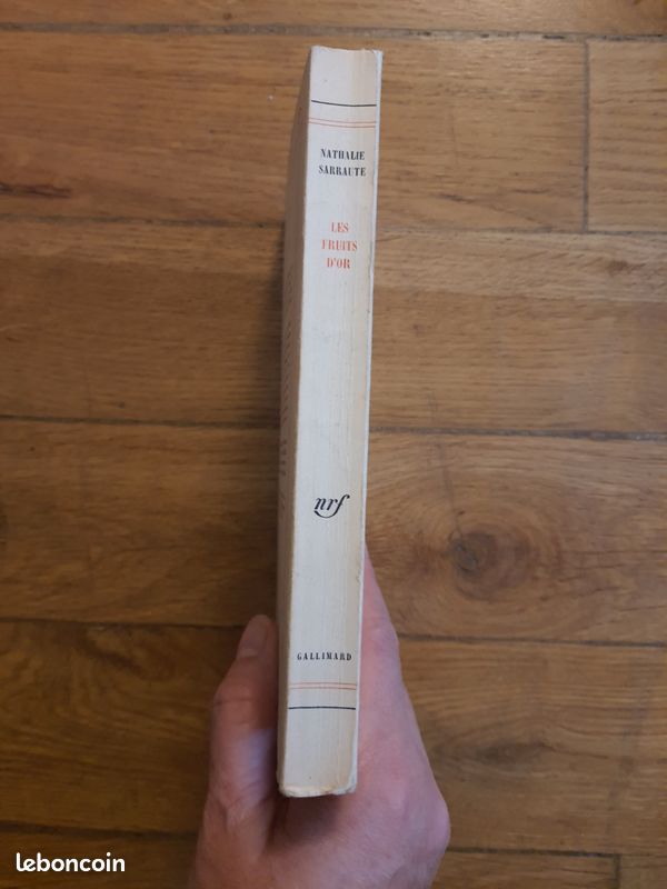 Livre ancien NATHALIE SARRAUTE Les Fruits d'Or 1963 (image 3)