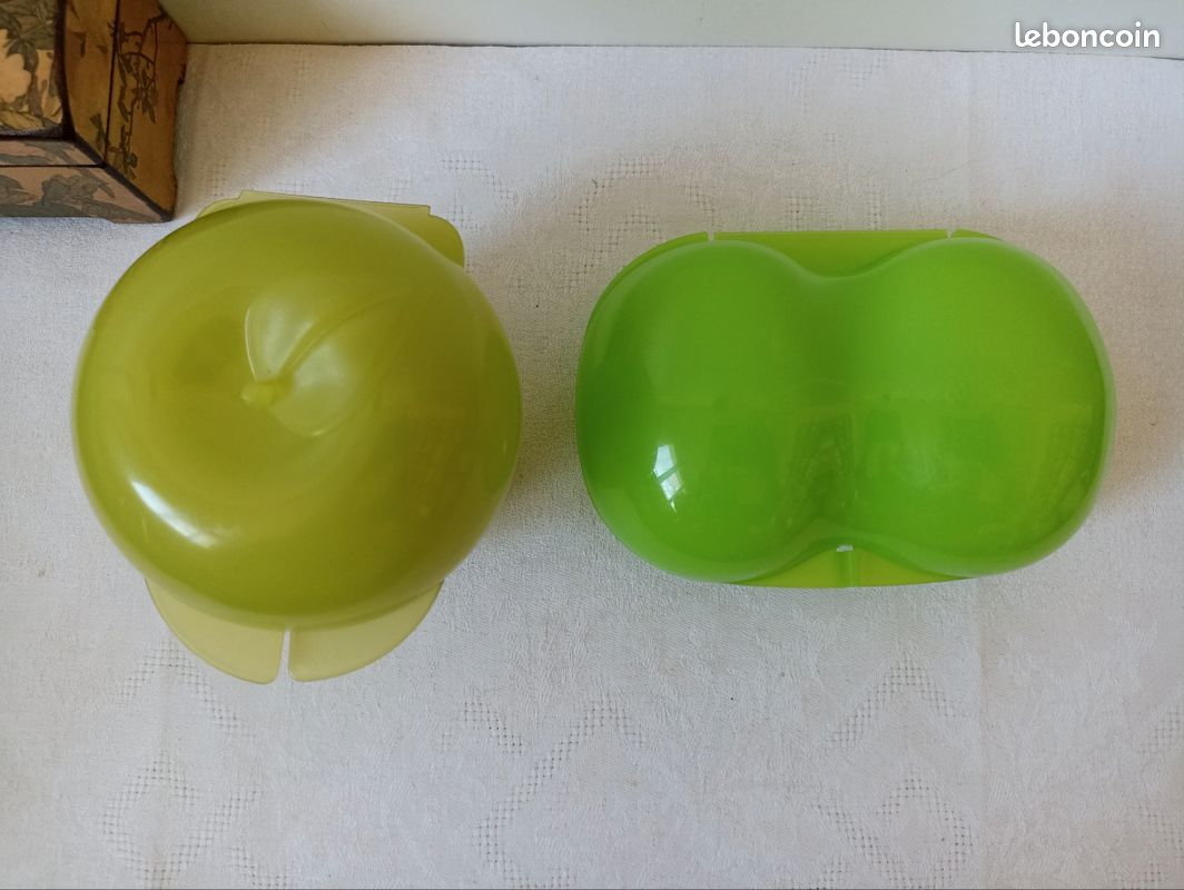 Boîte à Kiwi Tupperware - Contenant Alimentaire Avec Cuillère, Neuve