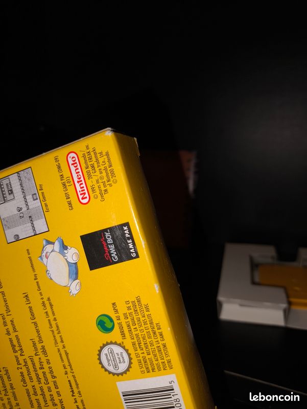 Pokémon jaune gameboy FR complet état exceptionnel Jeux vidéo