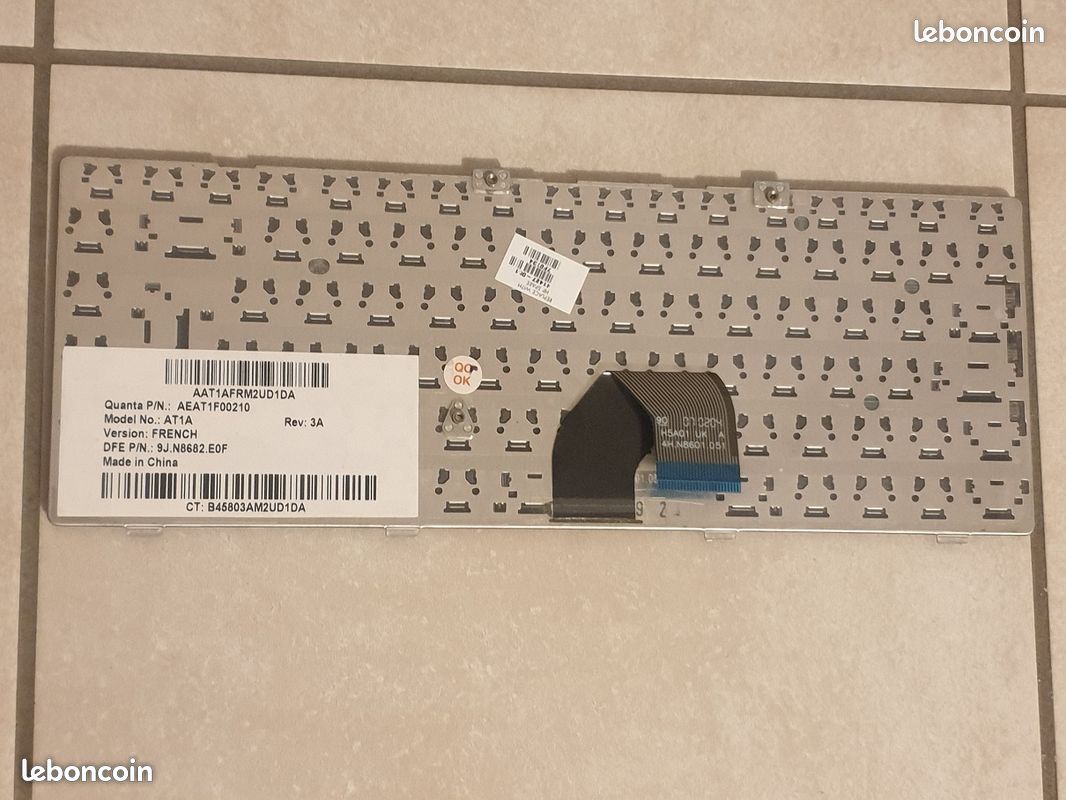 Clavier AZERTY Français Pour HP Pavilion 15-AU, 15-P, 17-F – Neuf, Marque Kinpower, 6 Mois Garantie