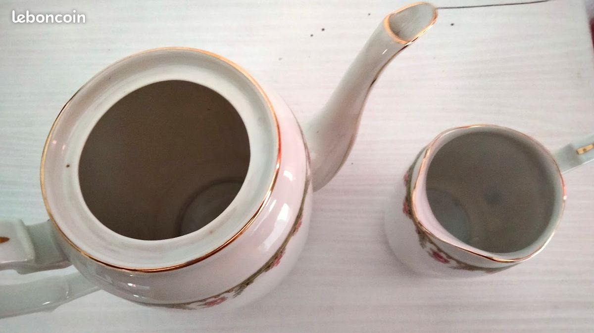Cafetière et pot à lait ancien (image 5)
