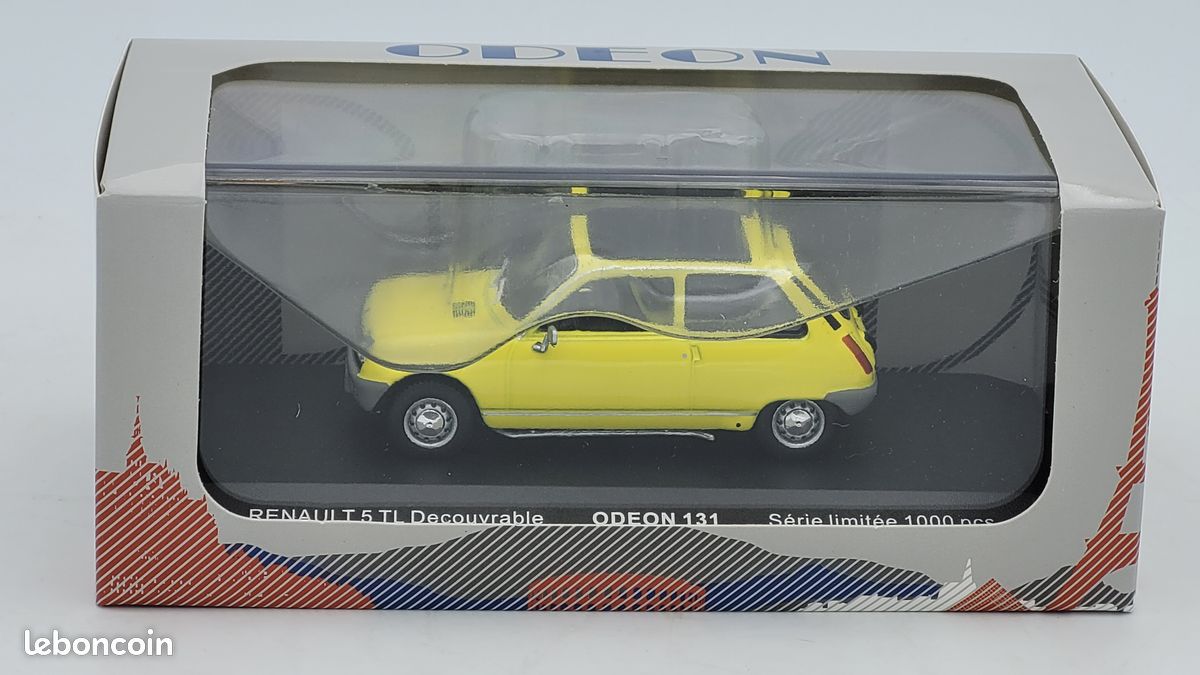 Modèle Réduit Renault 5 TL Découvrable - Maquette Neuve ODEON, échelle Non Précisée, Fabriqué En Chine
