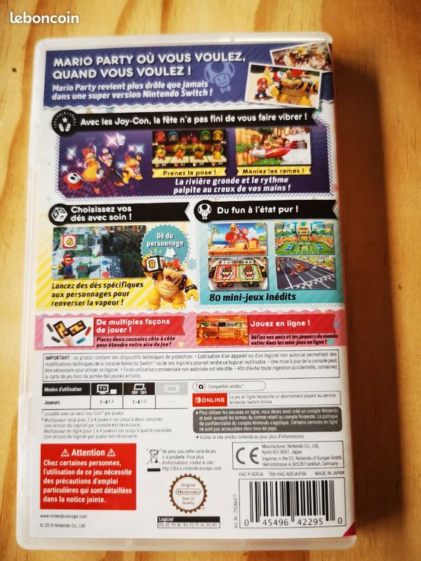 Jeu Switch Super Mario Party (image 2)