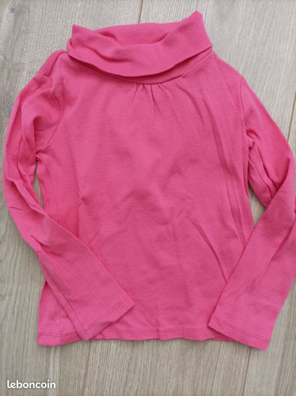 Lot de 2 sous-pulls fille Vertbaudet 4 ans / LA91 (image 2)