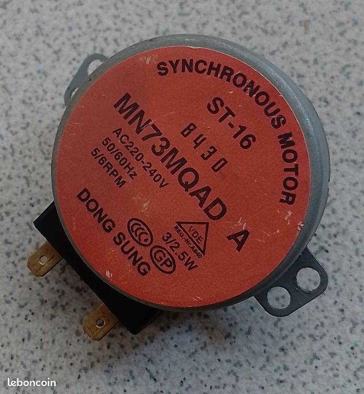 Micro moteur synchrone 220V. ST - 16 (image 7)