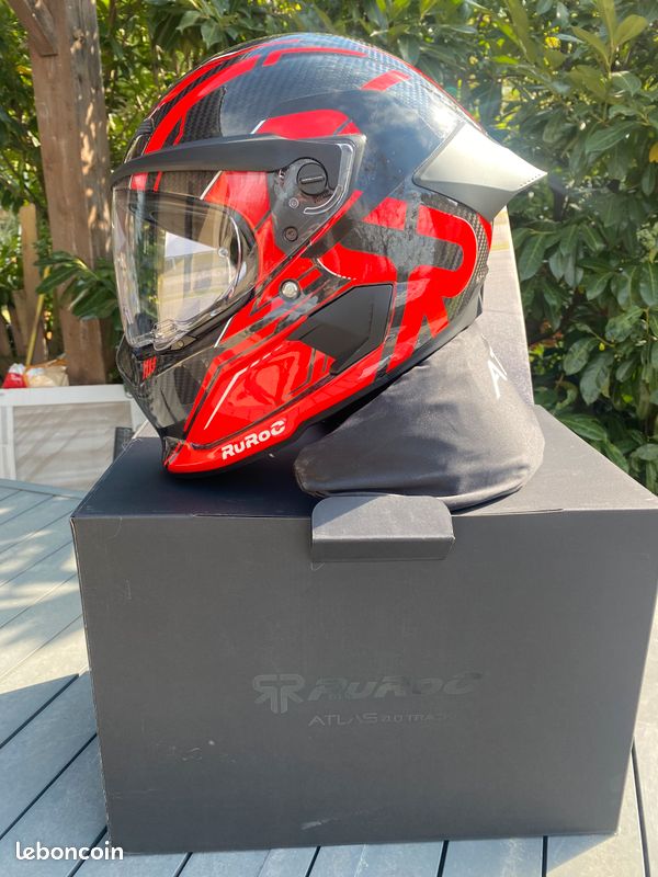 Atlas Hellfire Ruroc Riot RARE Casque Ruroc Atlas TRACK Carbon