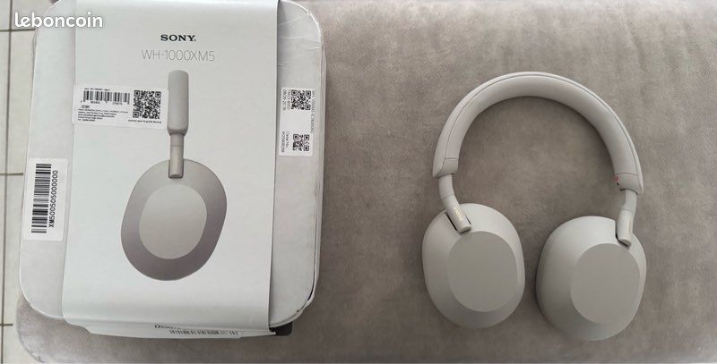 Casque Sony WH-1000XM5 Beige - Bluetooth, Réduction De Bruit - Neuf Sous Boîte