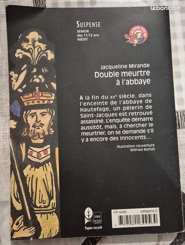 Livre double meurtre à l'abbaye (image 2)