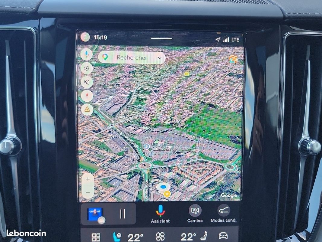 VOLVO XC60 T6 AWD Hybride rechargeable 253 ch+145 ch Geartronic 8 Ultra Style Dark (image 18)