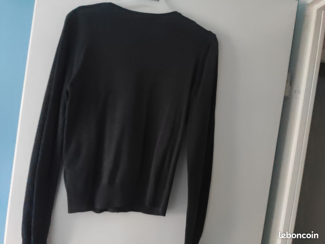 Gilet basic gris (image 2)