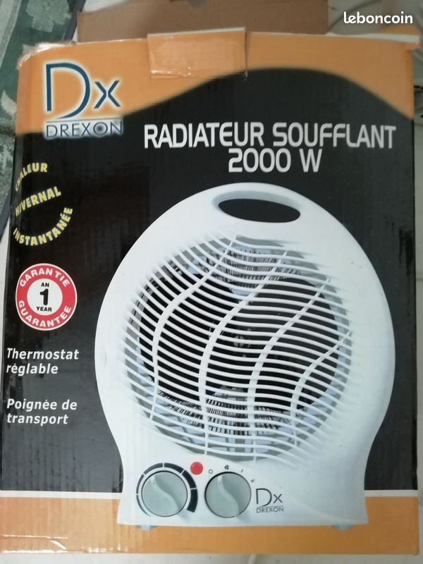 Petit chauffage soufflant en livraison uniquement (image 1)