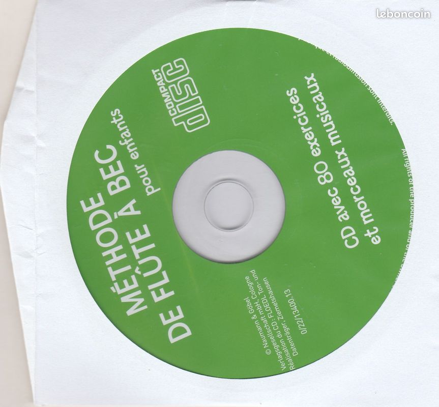 Livre methode de flute a bec pour enfants avec cd 80 exercices et morceaux musicaux (image 5)