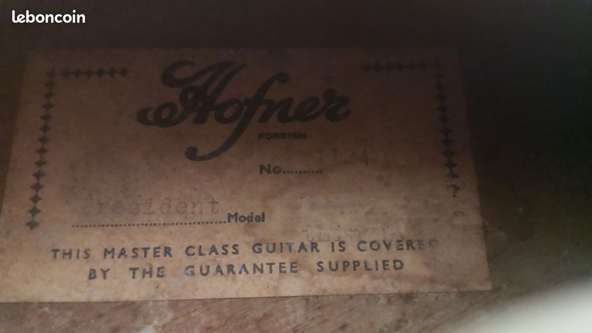 Hofner 1960 - demi-caisse (image 9)