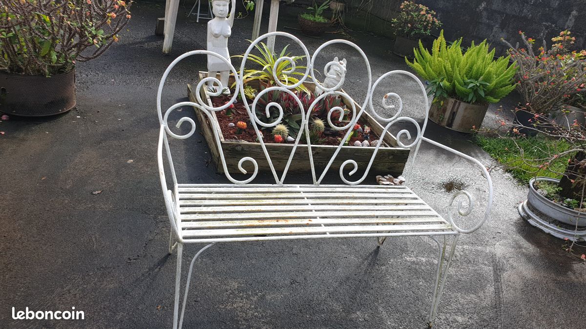 Banc en fer forgé (image 2)