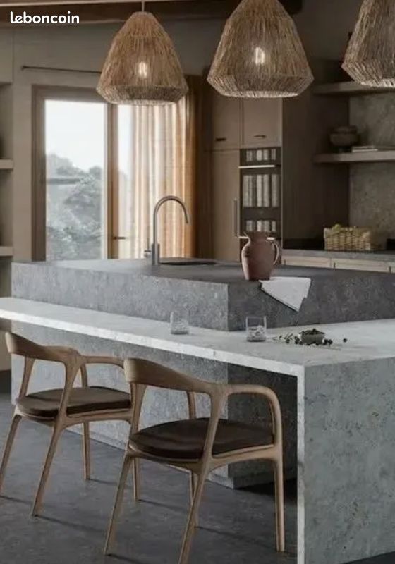 Plans de travail sur mesure đ pour cuisine â Granit, Quartz, Marbre, CĂ©ramique, Pierre (image 5)