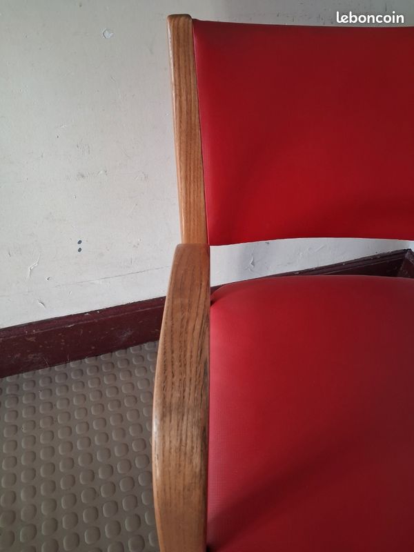Fauteuil Steiner bo wood années 50 (image 3)