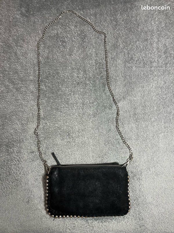 Sac à main Zara - noir avec bandoulière (image 1)