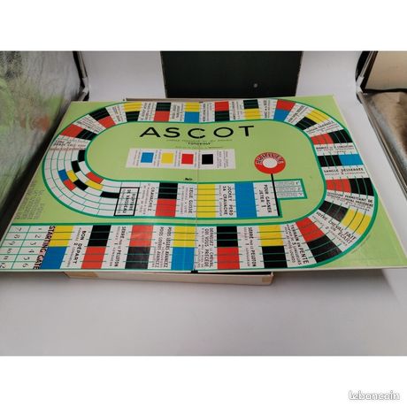 Ascot Jeux Anglais Totopoly Jeu ancien Cours Chevaux Steeple Chase