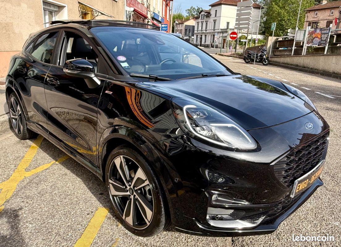Ford puma 1.0 ecoboost 125 hybrid mhev st-line x dct bva- toit ouvrant- car play- garantie (image 13)