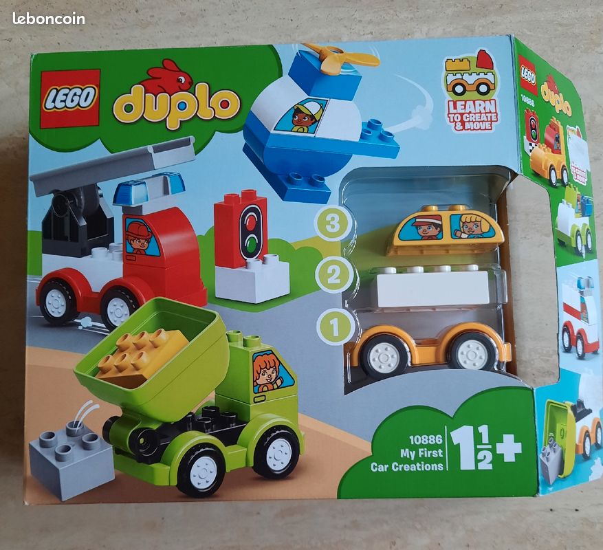 Lego Duplo 10886 voitures/helico 1 an 1/2 (image 3)