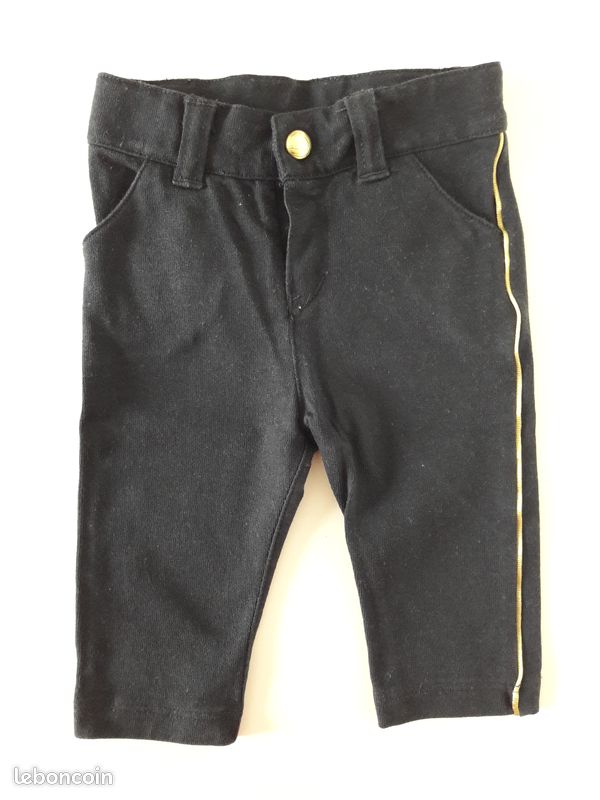 Pantalon bleu marine bébé garçon 3 mois Petit bateau (image 1)