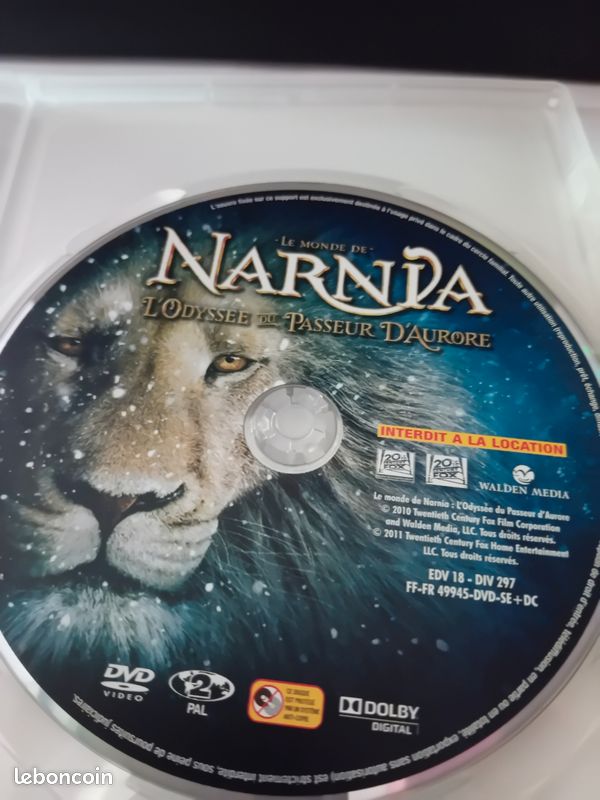 Dvd. Narnia l odyssee du passeur d aurore. Bon etat (image 4)