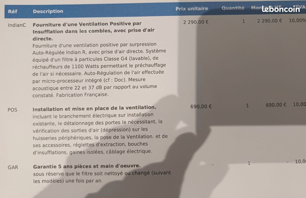 Ventilation Positive par Insufflation d'air Indian R (image 2)