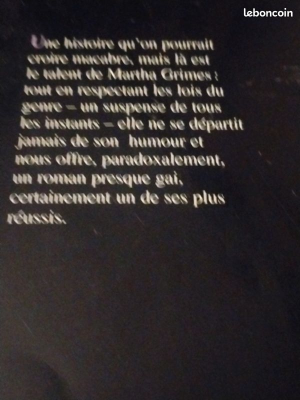 L'inconnue de la crique de Martha Grimes (image 2)