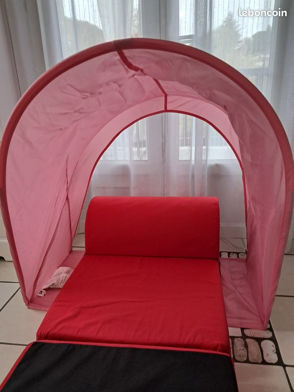 Lit auvent lit bébé 100% Polyester Tissu Romantique auvent moustiquaire Enfants Lire, Jouer