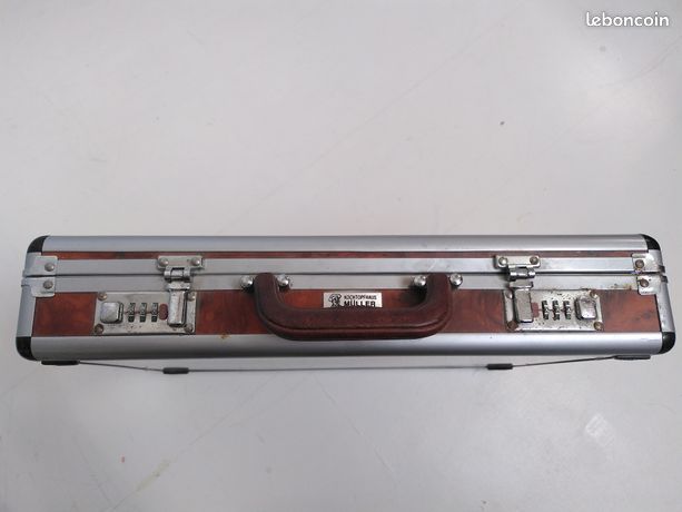 Malette Porte-couteaux MÜLLER – Métal Marron – 44x32x8 Cm – Vintage Cuisine Boucher
