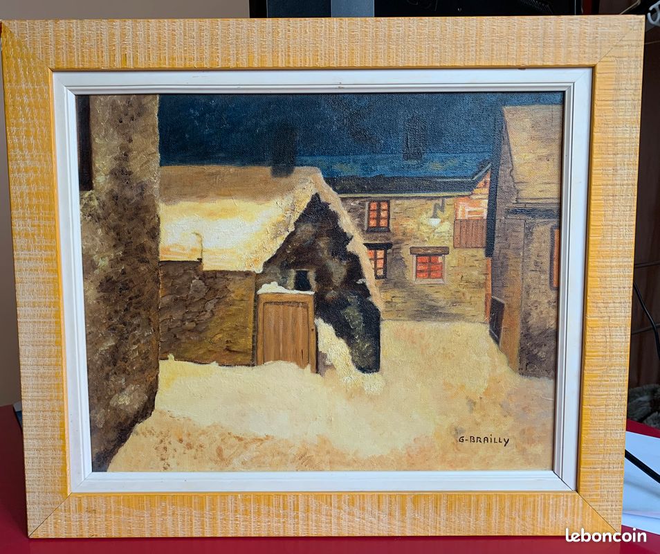 Tableau peinture à l'huile (image 1)