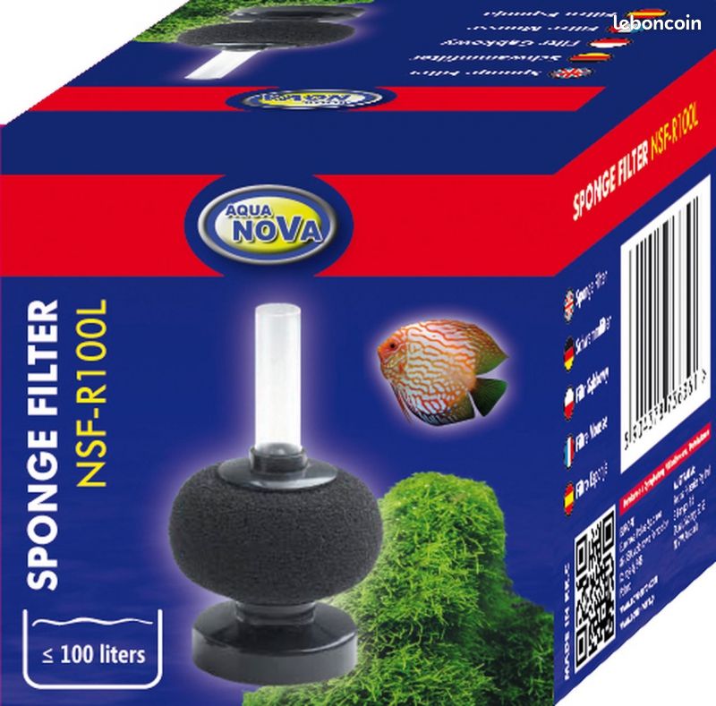 NSF-R100L filtre exhausteur aquarium (image 1)