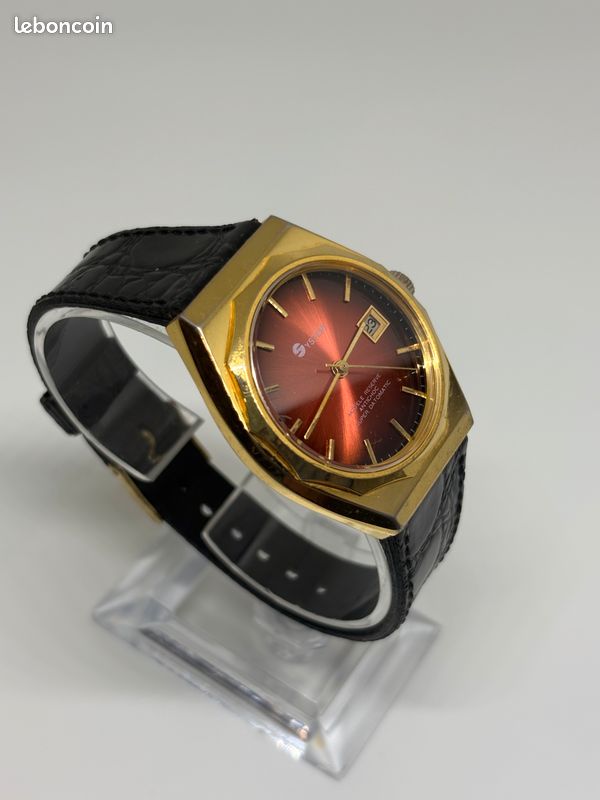 Montre Mécanique Vintage Fresaro Dorée - Années 70 - Occasion, état à Vérifier