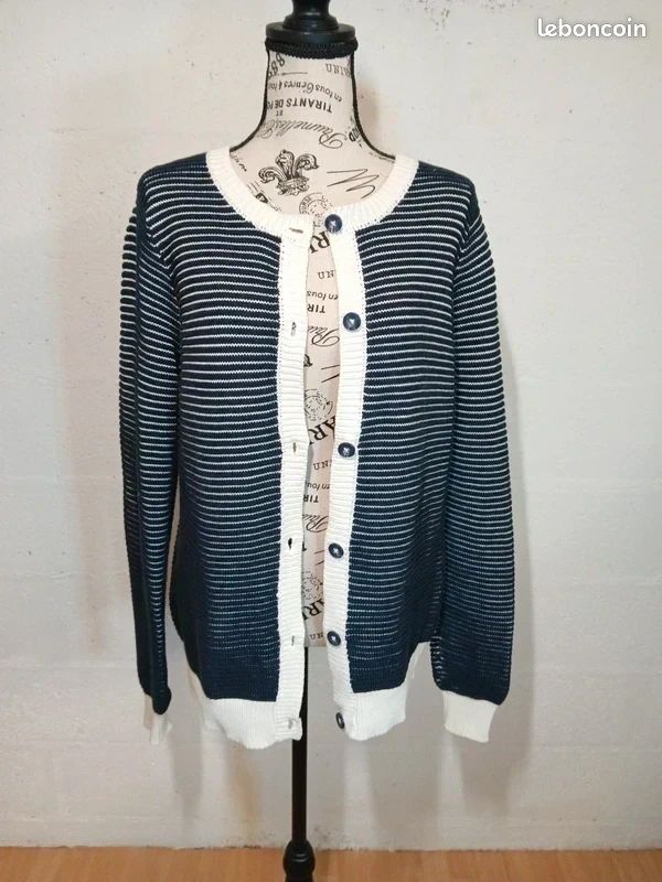 Gilet maille coton La Redoute T40/L – confortable et stylé (image 8)