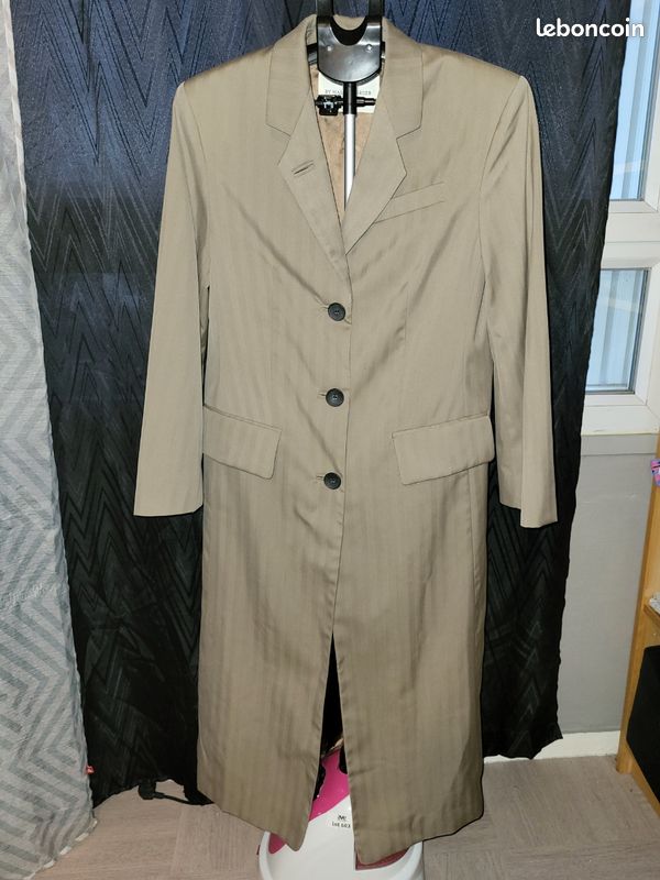 Long Beige Manteau Long Chic Long Manteau Teddy Chic 3/4 Beige